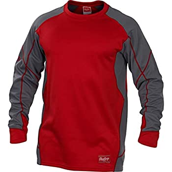 【中古】【輸入品・未使用】Rawlings メンズ 大人用 ダグアウト フリース プルオーバーシリーズ L レッド