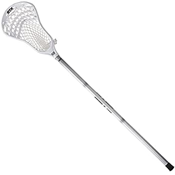 【中古】【インポート品・未当て嵌める】STX ラクロス スタリオン 200 ボーイズ コンプリートスティック メッシュ隠し付き添い人 殴り込み/ミッドフィールダー 白いこと