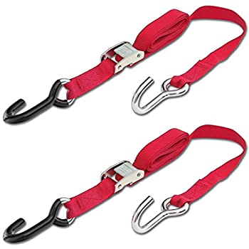 【中古】【インポート品・未当て嵌める】Progrip buckle-typeタイダウンレッド その他-スポーツ・アウトドア