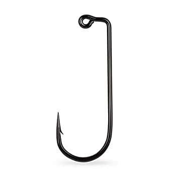【中古】【輸入品・未使用】Mustad UltraPointジグフックwith 90度ラウンド曲げ(パックof 100?) ブラック