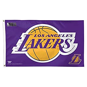 【中古】【輸入品・未使用】WinCraft NBA ロサンゼルス・レイカーズ デラックスフラッグ 3フィート x 5フィート