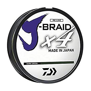 【中古】【輸入品・未使用】(18kg%ｶﾝﾏ% Dark Green) - DAIWA J-BRAID 4X - 300YD