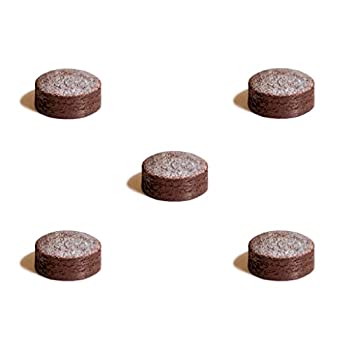 【中古】【インポート品・未当て嵌める】Tweeten ３角形 ビリヤード プールキューチップ 12.5 粍%ｶﾝﾏ% pack of 5