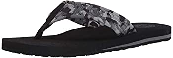 【中古】【インポート品・未当て嵌める】Volcom メンズ デイケーション 砂浜サンダル%ｶﾝﾏ% 変装%ｶﾝﾏ% 14 靴-ビーチサンダル