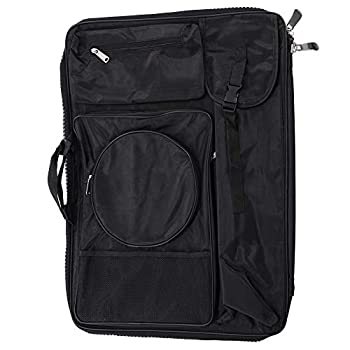 【中古】【インポート品・未当て嵌める】U.S. Art Supply 黒いこと ナイロン 工芸装置 書類かばん 持ちはこび うしろ側容器に並べる 御徒面子 大きさ:19in x 26in