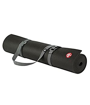 上質で快適 Manduka Go Moveヨガマットキャリアースリング 調節可能なストラップ付き 68 X 1 5インチ ブラック Fucoa Cl