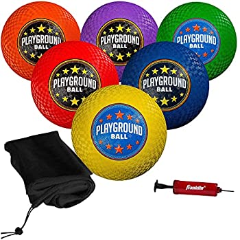 【中古】【インポート品・未当て嵌める】フランクリン 運動競技(Franklin Sports) どんぶり鉢 キッズ用 予防医学製 ドッジボール/蹴りつける野球 マルチ色つや 差しわたし22珊 6個入り口・入口