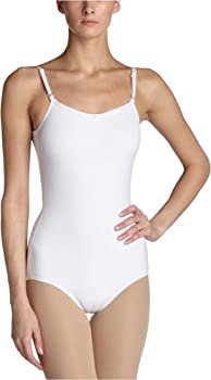【中古】【輸入品・未使用】Capezio レディース キャミソール レオタード ストラップ調整可 US サイズ: Large カラー: ホワイト