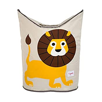 【中古】【インポート品・未当て嵌める】3 Sprouts Laundry Hamper Lion (並行輸入）
