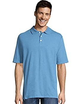 【中古】【輸入品・未使用】(ヘインズ) Hanes メンズ X-Temp ポロシャツ 1枚または2枚から選択可 US サイズ: 3L カラー: ブルー｜スカイマーケットプラス