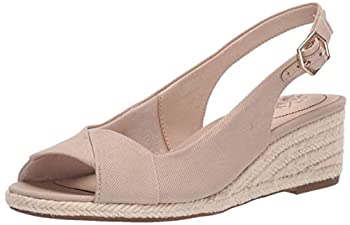 【中古】【輸入品・未使用】LifeStride レディース Socialite エスパドリーユ ウェッジサンダル US サイズ: 9 カラー: ベージュ｜スカイマーケットプラス