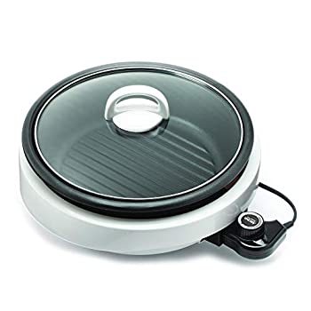 【中古】【輸入品・未使用】Aroma Housewares ASP-137 3-Quart/10-inch 3-in-1 Super Pot with Grill Plate%ｶﾝﾏ% White/Black by Aroma Housewares