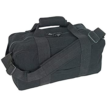 【中古】【輸入品・未使用】ブラックキャンバスのギアショルダーダッフルバッグ − 14 X 30、トラベル/レクリエーションのキャリーバッグ|スカイマーケットプラス