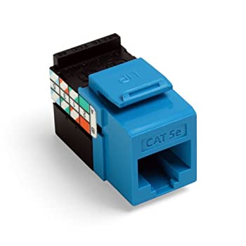 【中古】【輸入品・未使用】Leviton GigaMax 5e QuickPortコネクタ、Cat 5e 25 Pack 5G108-BL5 25