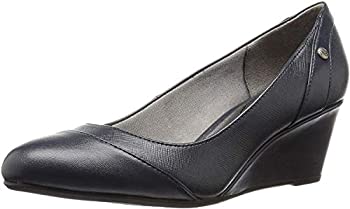 【中古】【輸入品・未使用】LifeStride レディース ドリームウェッジパンプス US サイズ: 7.5 Wide カラー: ブルー|スカイマーケットプラス