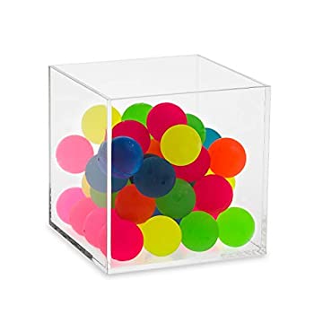 【中古】【輸入品・未使用】ソース1つ5?SidedクリアアクリルギフトショップビンおもちゃGoodies Counter Top Displays 10 Inch Cube|スカイマーケットプラス