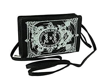 【中古】【輸入品・未使用】Things2DIe4 黒と白 暗闇で光る 魔法の本 クロスボディバッグ Mサイズ