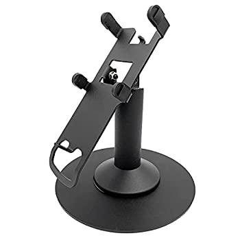 【中古】【インポート品・未当て嵌める】DCCStands Verifone Engage V200 \u0026 V400 7in 独立独行式スイ呼びりんと傾斜角度端子照明ランプ ラウンド一皿付き添い人 黒いこと