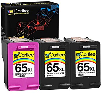 【中古】【輸入品・未使用】Cartlee リサイクルインクカートリッジ 65XL 65 XL 3個パック HP DeskJet 2600 2622 2635 2652 2655 3700 3720 3722 3752 3755 Envy 5000 5052 5