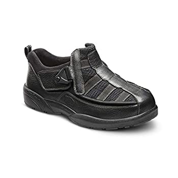 【中古】【インポート品・未当て嵌める】Dr. Comfort メンズ 色合い: 黒いこと その他-靴