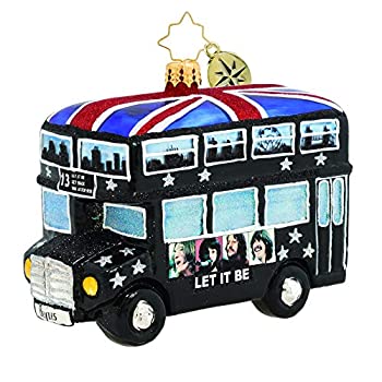 【中古】【輸入品・未使用】Christopher Radko 手作りヨーロピアンガラス クリスマスオーナメント Let It Be Christmas｜スカイマーケットプラス