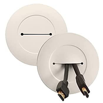 【中古】【輸入品・未使用】Legrand - Wiremold CMK60 ウォールグロメットキット コードとケーブルを隠す - ウォールマウントケーブル通過 ホワイト