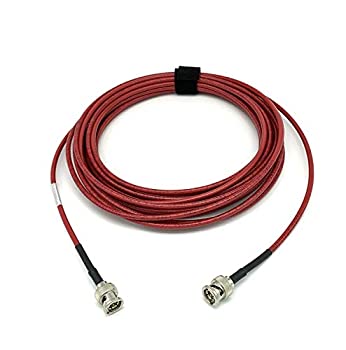 【中古】【インポート品・未当て嵌める】75?フィート av-cables 3?G / 6g 固定ディスク SDI Mini rg59?BNC有線テレビ、赤いこと