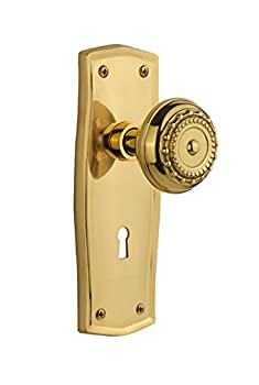 【中古】【輸入品・未使用】Nostalgic Warehouse Prairieプレートwith Keyhole Meadowsノブ Double Dummy 706420 1|スカイマーケットプラス