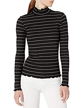 【中古】【インポート品・未当て嵌める】PAIGE レディース Cadence タートルネック US 大きさ: Small 色つや: 黒いこと