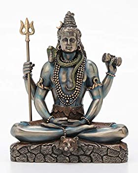 【中古】【輸入品・未使用】Veronese Design 蓮のポーズのシヴァ神像 像 像 - ヒンズー教の神と悪魔の破壊者 フィギュア 高さ6.2インチ｜スカイマーケットプラス 20,571円