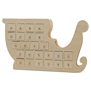 【中古】【輸入品・未使用】Woodpeckers 木製 アドベントカレンダー 空 DIY 組み立て済み 空の引き出し 詰め替え可能 未完成 20 x 12インチ 23,140円