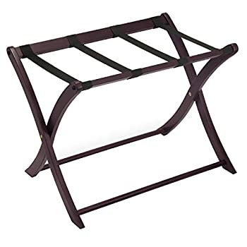【中古】【輸入品・未使用】(Espresso) - Winsome Wood Luggage Rack%ｶﾝﾏ% Espresso