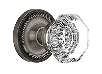 【中古】【輸入品・未使用】Nostalgic Warehouse BN10-ROPWAL-AP Rope Rosette with Waldorf Knob Passage%カンマ% Antique Pewter by Nostalgic Warehouse|スカイマーケットプラス