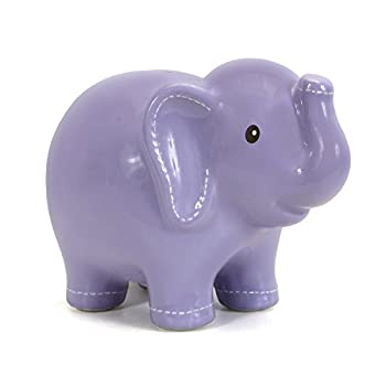 【中古】【インポート品・未当て嵌める】Child to Cherish Large Stitched Elephant Bank%ｶﾝﾏ% Lavender by Child to Cherish