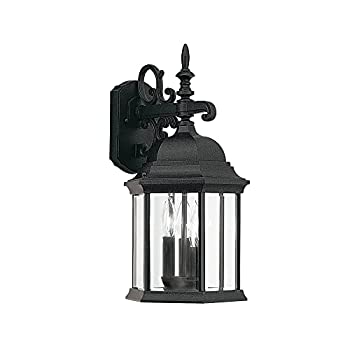 【中古】【輸入品・未使用】Designers Fountain 2981-BK 9-1/2 Cast Wall Lantern Devonshire by Designers Fountain