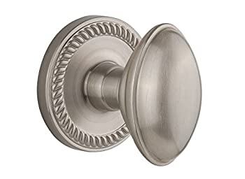 【中古】【輸入品・未使用】GrandeurニューポートRosette with Eden Prairieノブ、プライバシー???2.375インチ、サテンニッケル｜スカイマーケットプラス