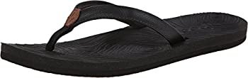 【中古】【インポート品・未当てはめる】Reef Women\u0027s Zen Love Sandal%ｶﾝﾏ%Black Black%ｶﾝﾏ%7 M US