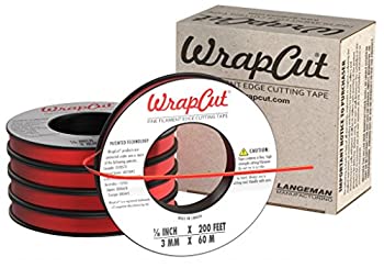 【中古】【インポート品・未当て嵌める】WrapCut エッジカッティングテープ 1/8in x 200フート 5容器に並べる