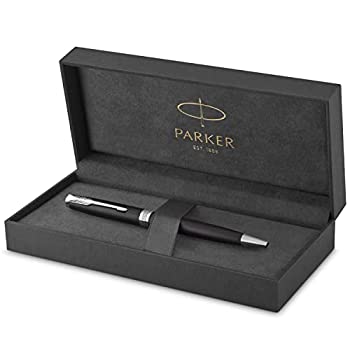 【中古】【輸入品・未使用】パーカー社製ボールペン ステンレススチール パラデュウム仕上げ 中字 インク黒 (1931512) 標準 ブラック