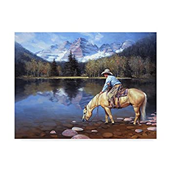 【中古】【輸入品・未使用】Trademark Fine Art コロラドカウボーイ Jack Sorenson 14x19-Inch WAG02007-C1419GG|スカイマーケットプラス