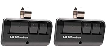 【中古】【インポート品・未当て嵌める】LiftMaster 893LM 3名取り草 ガレージドアオープナー 遠隔操作 うす暗い薄墨色 2個容器に並べる