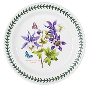 【中古】【輸入品・未使用】Portmeirion Exotic Botanic Garden Dinner Plate with Dragonfly Motif by Portmeirion