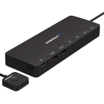 【中古】【輸入品・未使用】Sabrent 2-Port USB Type-C KVM Switch with 60 Watt Power Delivery Option (USB-KCPD)
