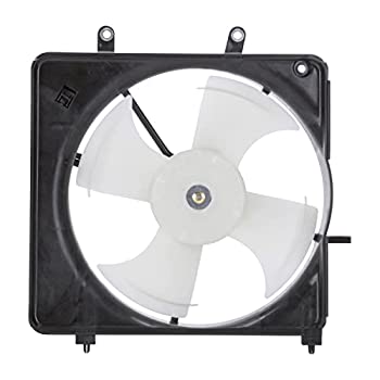 【中古】【輸入品・未使用】TYC 601010 Honda Fit 交換用ラジエーター冷却ファンアセンブリ