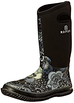 【中古】【インポート品・未当て嵌める】ROPER レディース バーンyd刷り上げる。 Barnyard Prints US 大きさ: 8 色つや: 黒いこと