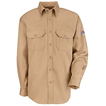【中古】【輸入品・未使用】Bulwark Flame Resistant長袖シャツ カラー: ベージュ｜スカイマーケットプラス