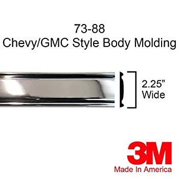【中古】【輸入品・未使用】Autmotive Authority 1973-1987 シボレー GMC クローム サイドボディトリム モールディング C10 C20 C30 K10 K20 K30 V10 サバーバン カスタムデ|スカイマーケットプラス