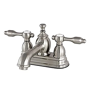 【中古】【インポート品・未当て嵌める】キングストン金管楽器ks700。Tal Tudor Centerset二階建てバスお部屋水道の栓???フリーメタルポップアップDra、 4-1/2 inch インチ Spout Reach KS7008TAL 1