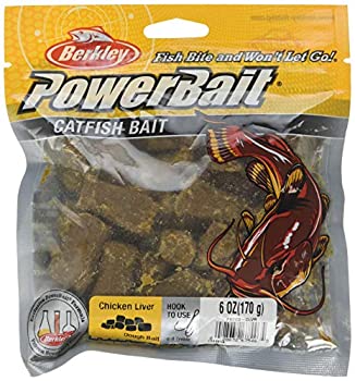 【中古】【輸入品・未使用】Berkley パワーベイト ナマズ餌 チャンク チキンレバー