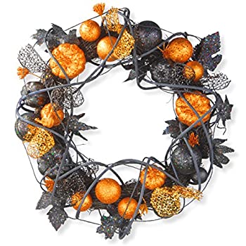 【中古】【輸入品・未使用】National Tree ハロウィン リース